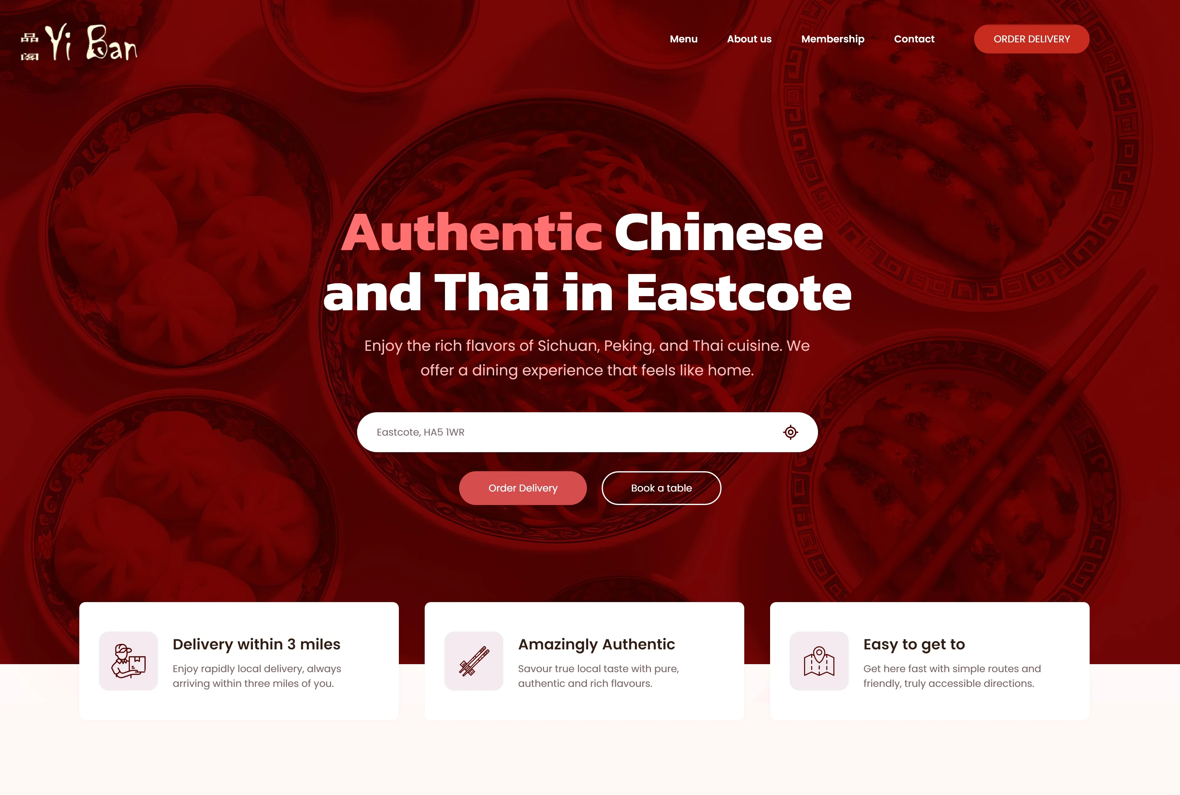 Yi Ban Website Hero Concept