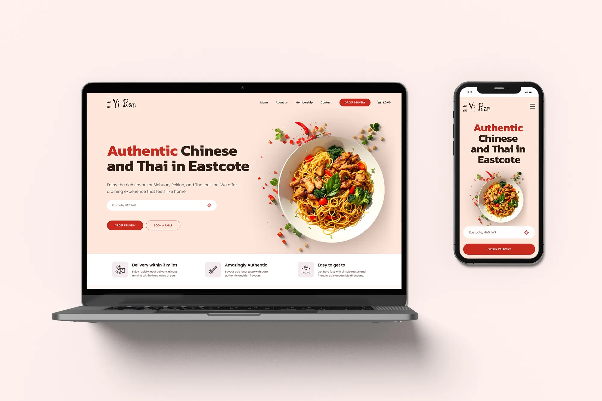 Yi Ban Website Hero Concept