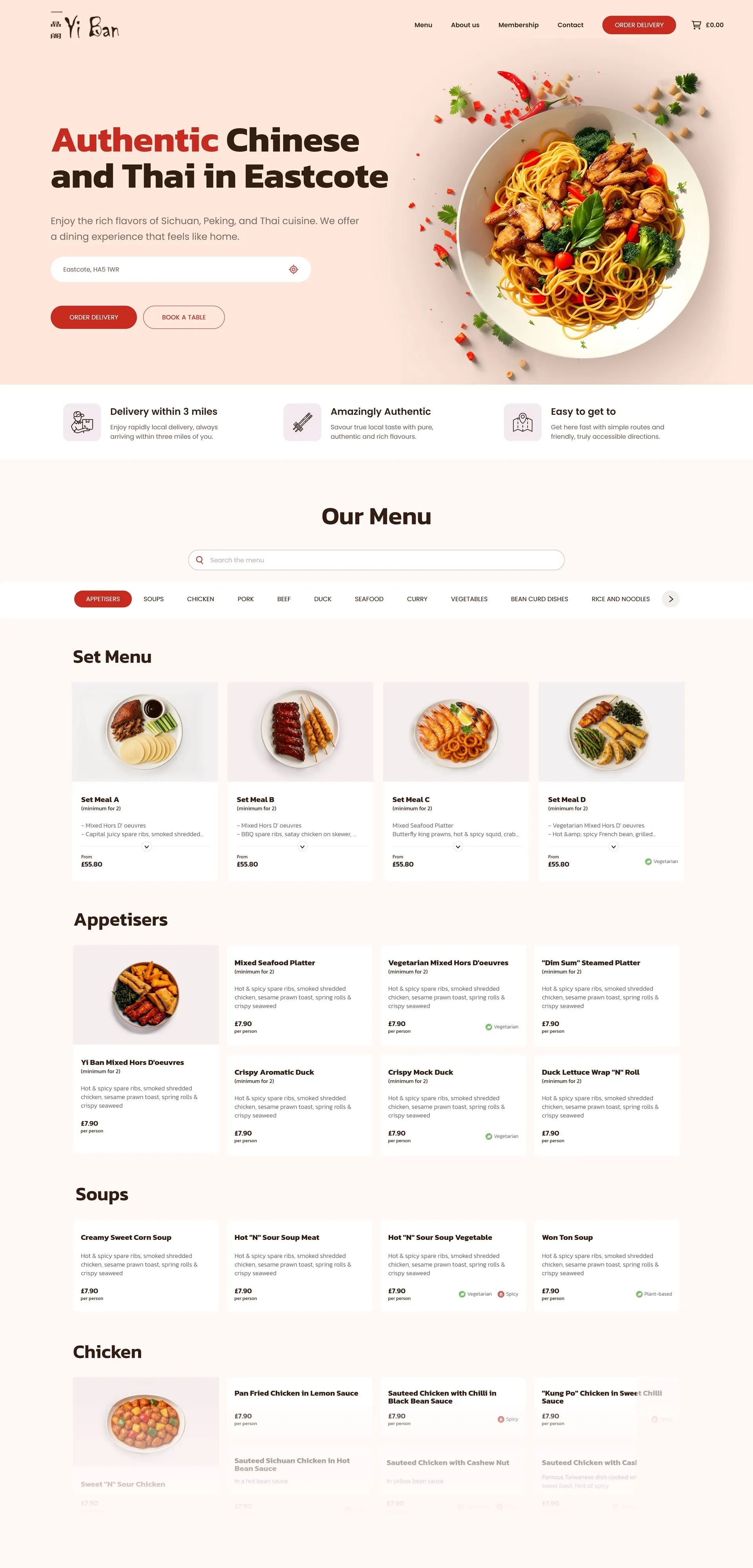 Yi Ban Website Hero Concept